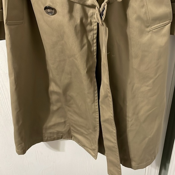 Vintage Christopher Hayes Men’s Tan Trench Coat Size 40R - Picture 5 of 16
